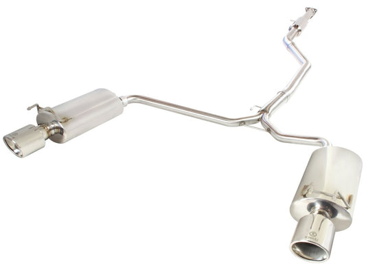 aFe 49-36605 Takeda Exhaust 304SS Dual Cat-Back w/ Polished Tips 13-17 Honda Accord LX/EX/EX-L Sedan L4 2.4L