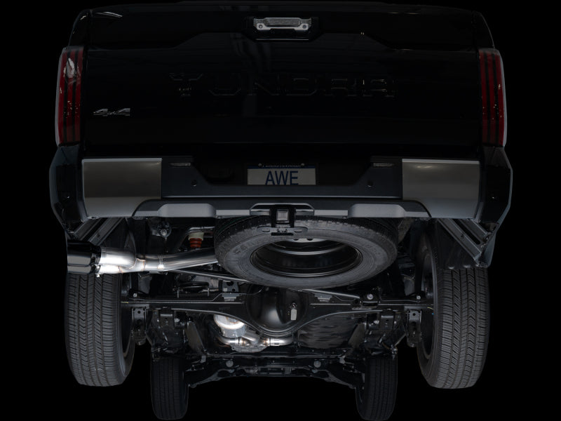AWE Tuning 3015-33063 AWE 0FG Exhaust for 3rd Gen Toyota Tundra - Dual Diamond Black Tips