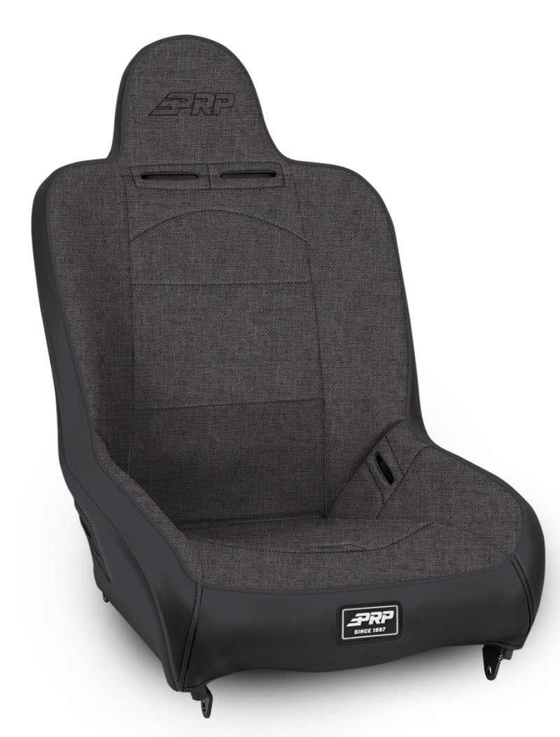 PRP Seats A100110-54 PRP Premier High Back Suspension Seat (Two Neck Slots) - All Grey