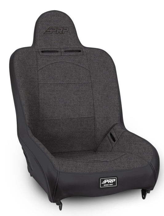 PRP Seats A100110-54 PRP Premier High Back Suspension Seat (Two Neck Slots) - All Grey