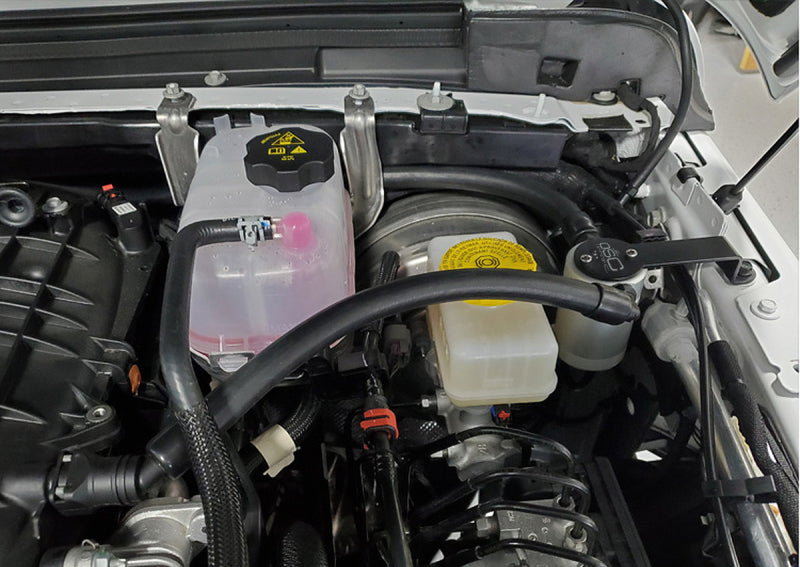 J&L 3069D-C 18-25 Jeep Wrangler JL 3.6L Driver Side Oil Separator 3.0 - Clear Anodized