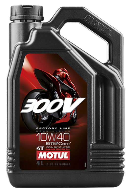 Motul 104121 4L Synthetic-ester 300V Factory Line Road Racing 10W40