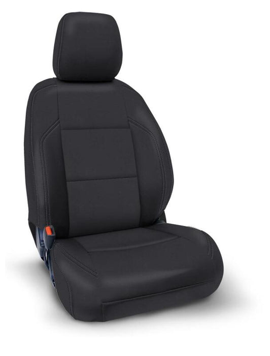 PRP Seats B057-02 PRP 2016+ Toyota Tacoma Front Seat Covers with Electric Seat Adjusters (Pair) - All Black