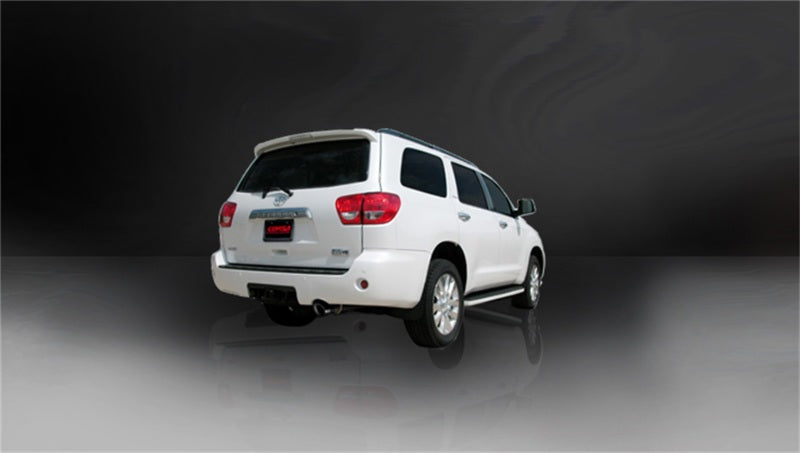 CORSA Performance 14573BLK Corsa 2008-2017 Toyota Sequoia 5.7L V8 Touring Cat-Back Exhaust w/Black 4in Tip