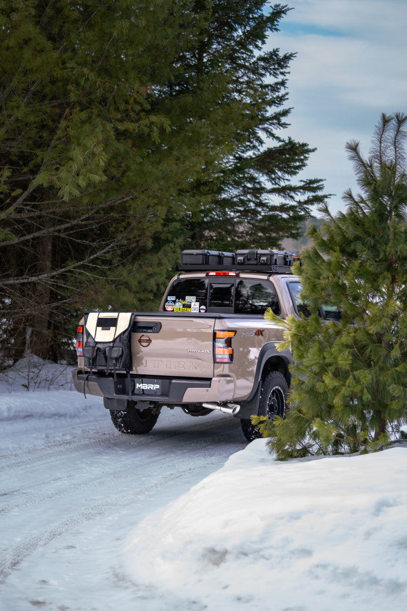 MBRP S5407304 22-23 Nissan Frontier 3.8L 3in Tip 3in Cat Back Single Side Exit Street Profile - T304