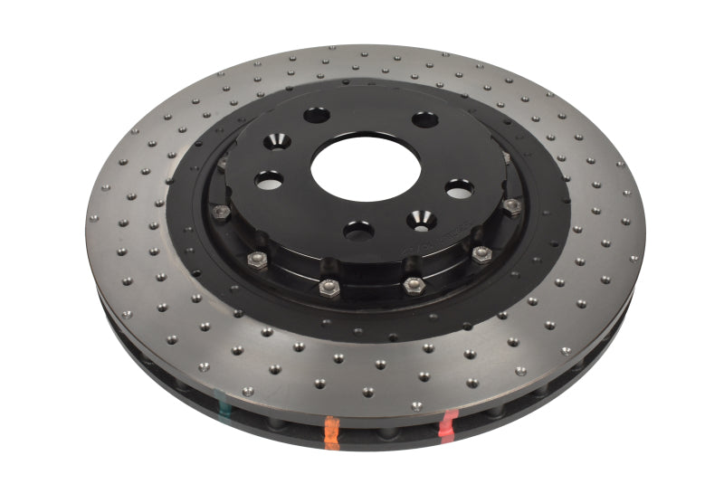 DBA DBA53928BLKXD 2020+ Chevrolet Corvette C8 Z51 Front 2-Piece Crossdrilled 5000 Series Rotor