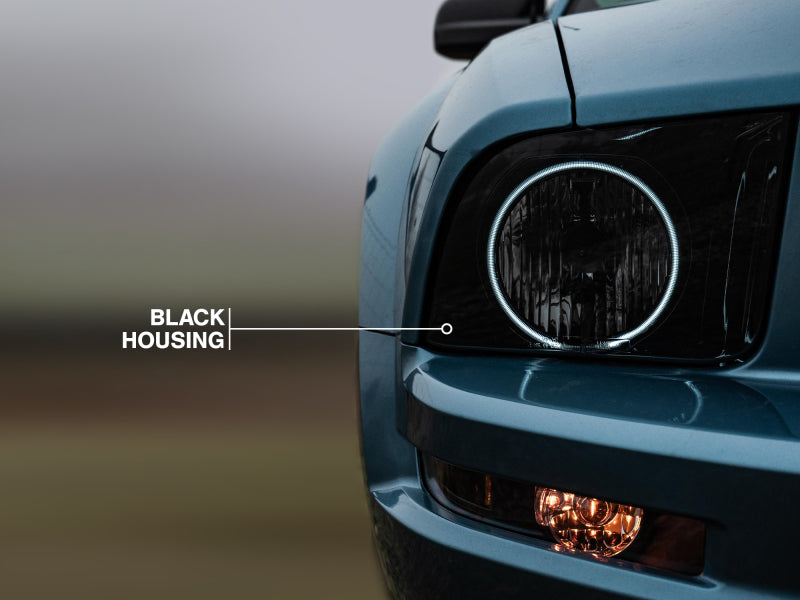 Raxiom 49121 05-09 Ford Mustang GT V6 Axial Series CCFL Halo Projector Headlight- Blk Housing (Smkd Lens)