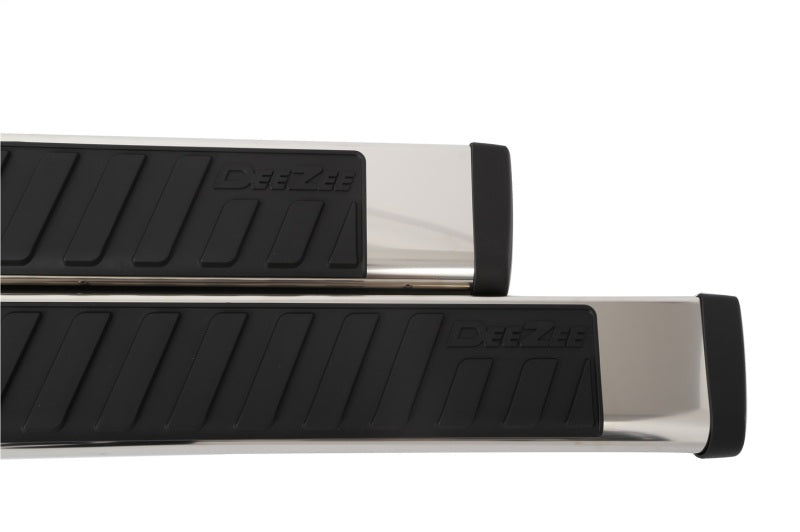 Dee Zee DZ16123 Deezee 99-23 Chevrolet/GMC/Dodge/Ford Full Size Truck Tubes - 6In Oval - Stainless Steel (CrewCab)