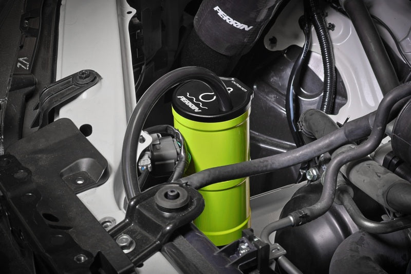 Perrin Performance ASM-ENG-505NY PERRIN 02-25 Subaru WRX / 04-21 STI / 13-25 BRZ/GR86/FRS/86 Coolant Overflow Tank - Neon Yellow