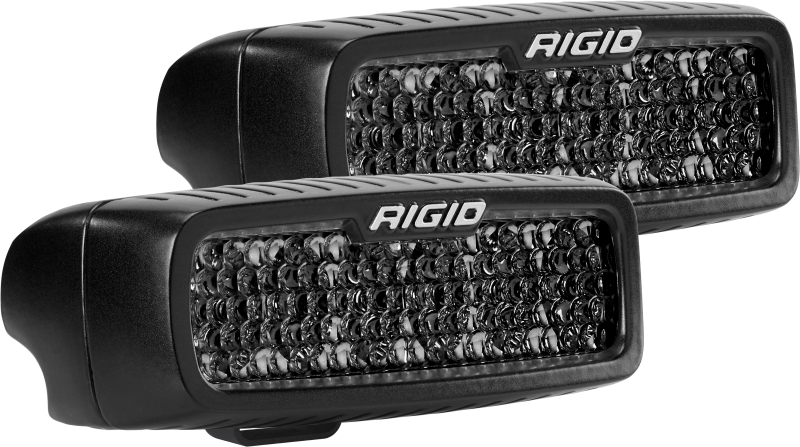Rigid Industries 905513BLK SR-Q Series PRO Midnight Edition - Spot - Diffused - Pair