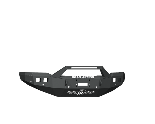 Road Armor 4192F3B 19-20 RAM 2500 Stealth Front Winch Bumper w/Pre-Runner Guard/6 Sensor Holes - Blk
