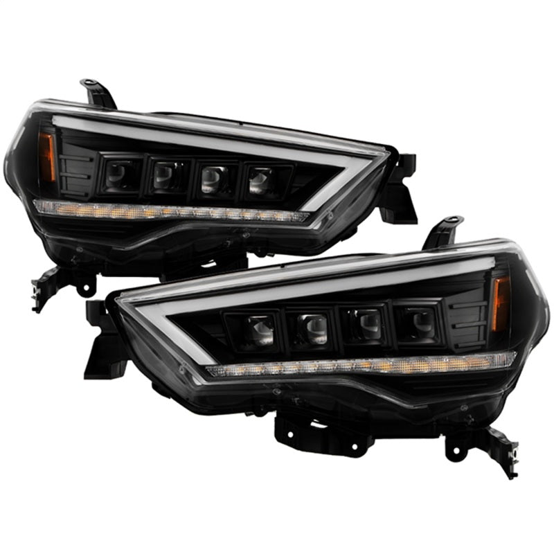 SPYDER 5088697 Spyder Apex 14-20 Toyota 4Runner High-Power LED Module Headlights - Black (PRO-YD-T4R14AP-SEQ-BK)