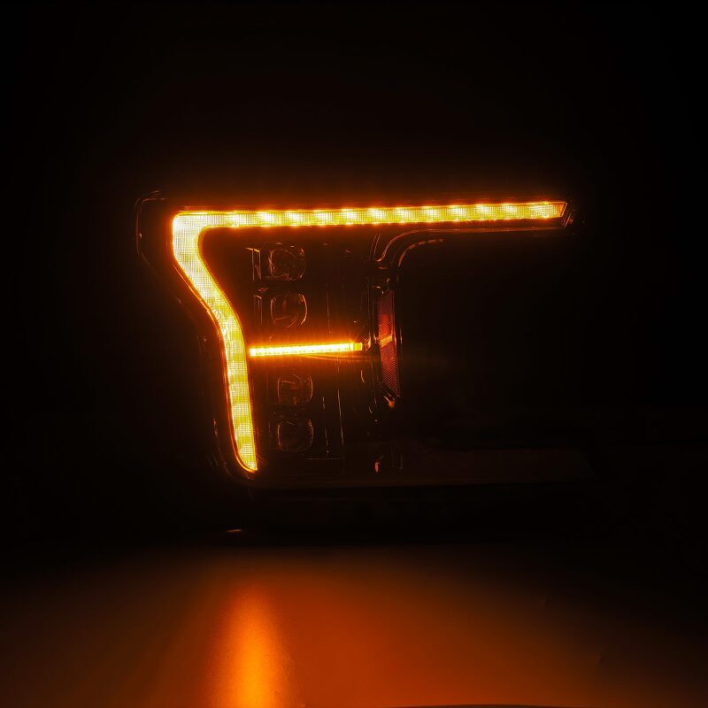 AlphaRex 880249 18-20 Ford F-150 NOVA LED Proj Headlight Alpha Blk (14th Gen G2 Style)