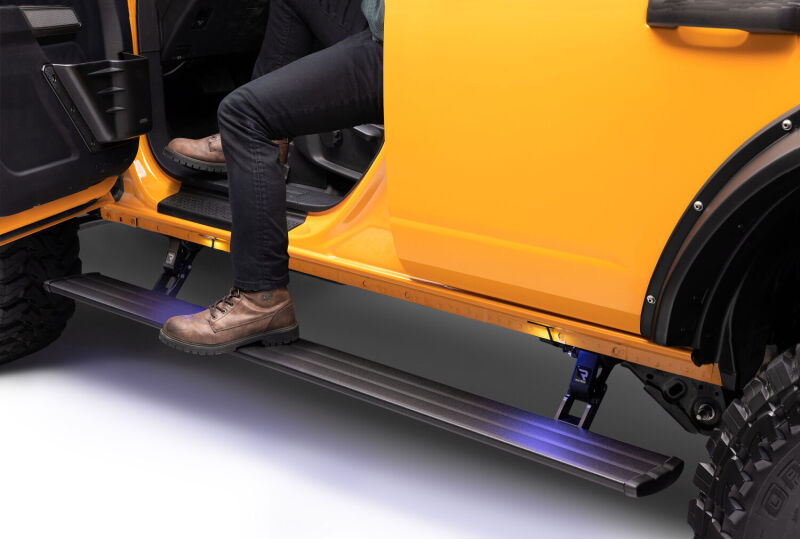 AMP Research 86140-01A 19-23 Ford Ranger / 21-23 Ford Bronco (Excl. Raptor) Smart Series PowerStep - Black