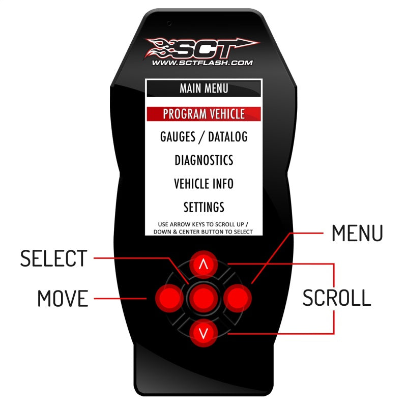 SCT Performance 7015PEO SCT Ford Cars & Trucks (Gas & Diesel) X4 Power Flash Programmer EO Certified