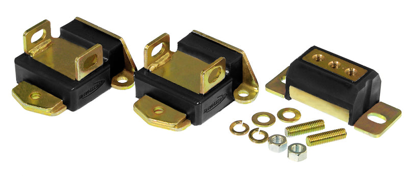Prothane 7-1901-BL GM Motor & Trans Mount Kit - Black