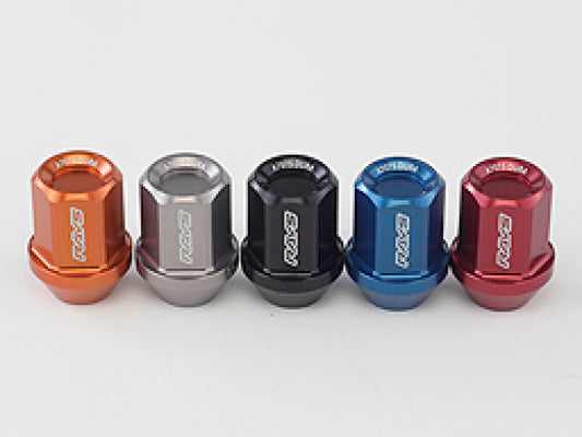 Rays WDURA3212125G Dura-Nut L32 Straight Type 12x1.25 Lug Nut Set 16 Lug 4 Lock Set - Gunmetal