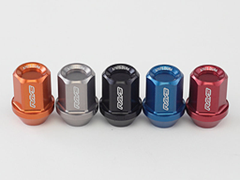 Rays WDURA3212125U Dura-Nut L32 Straight Type 12x1.25 Lug Nut Set 16 Lug 4 Lock Set - Blue
