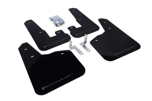 Rally Armor MF14-UR-BLK/GRY 10-14 Subaru Legacy Black UR Mud Flap w/ Grey Logo