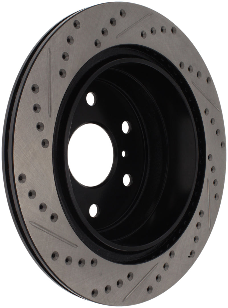 Stoptech 127.66065R StopTech 05-10 GMC Sierra (w/ Rear Drum) / 07-09 GMC Yukon Rear Right Slotted & Drilled Rotor