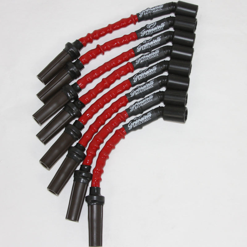 Granatelli Motor Sports 28-1545HTR Granatelli 14-23 GM LT1 6.2L Hi-Perf Coil-Near-Plug Ignition Wire Connector Kit w/Red Jacket