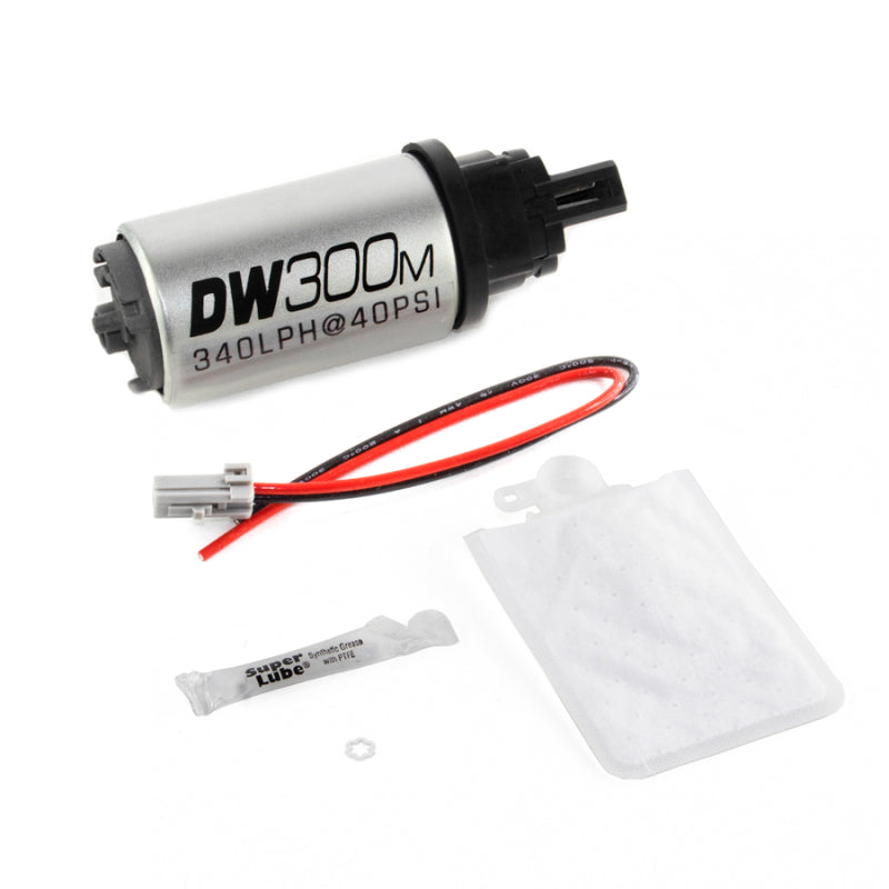 DeatschWerks 9-305-1032 340 LPH Ford In-Tank Fuel Pump DW300M Series w/ 99-04 Mustang V6 / V8 Install Kit