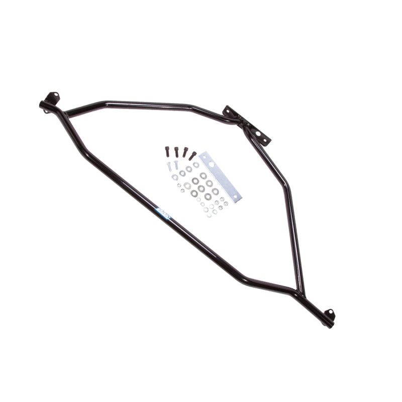 BBK 2504 86-93 Mustang 5.0 Tubular Strut Tower Brace - Black Powdercoat Finish