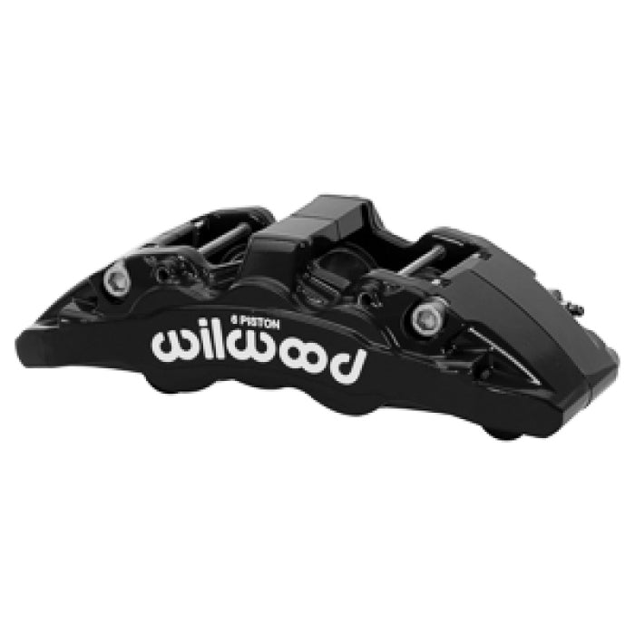 Wilwood 120-16825-BK Caliper-Aero4 - Black 1.75/1.62in Pistons 1.25in Disc