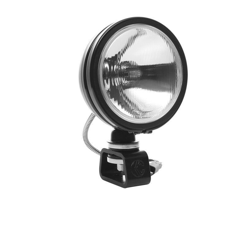 KC HiLiTES 1234 Daylighter 6in. Halogen Light 100w Spread Beam (Single) - Black SS