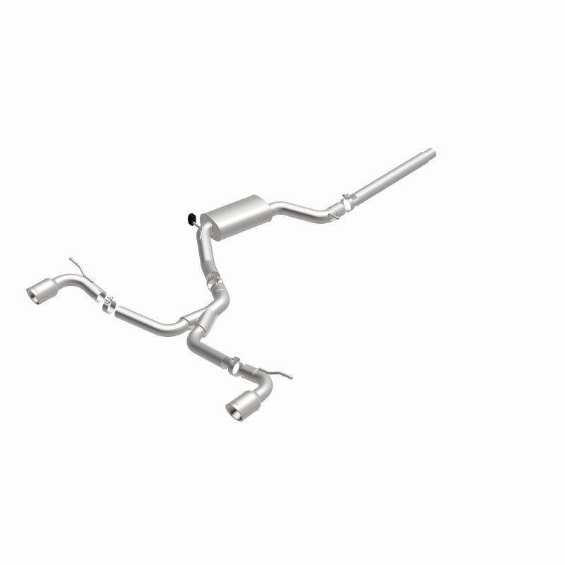 Magnaflow 15357 MagnaFlow SYS C/B Dual Split Rear Exit 4in Polished Tips 2015 VW GTI 2.0L Turbo