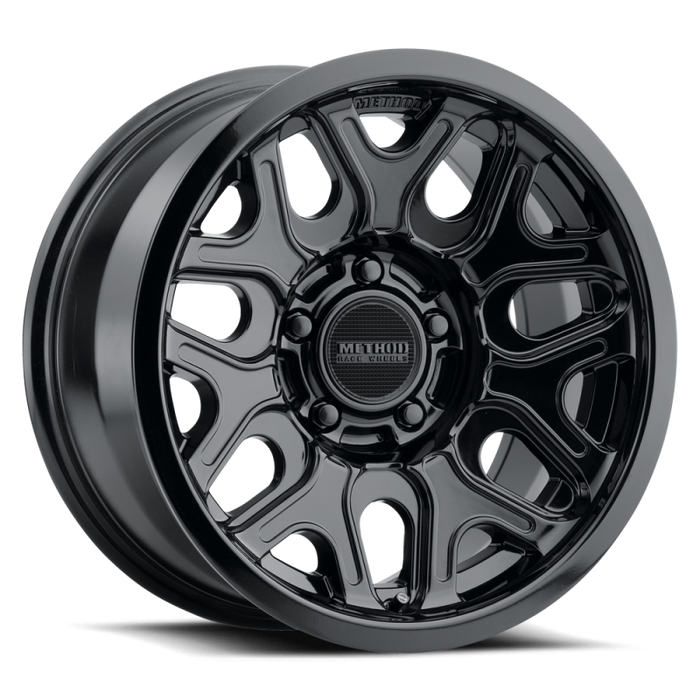 Method Wheels MR322785601300 Method MR322 / 17x8.5 / 6x5.5 BP / 0ET / 4.72in BS / 106.25mm CB - Gloss Black Wheel