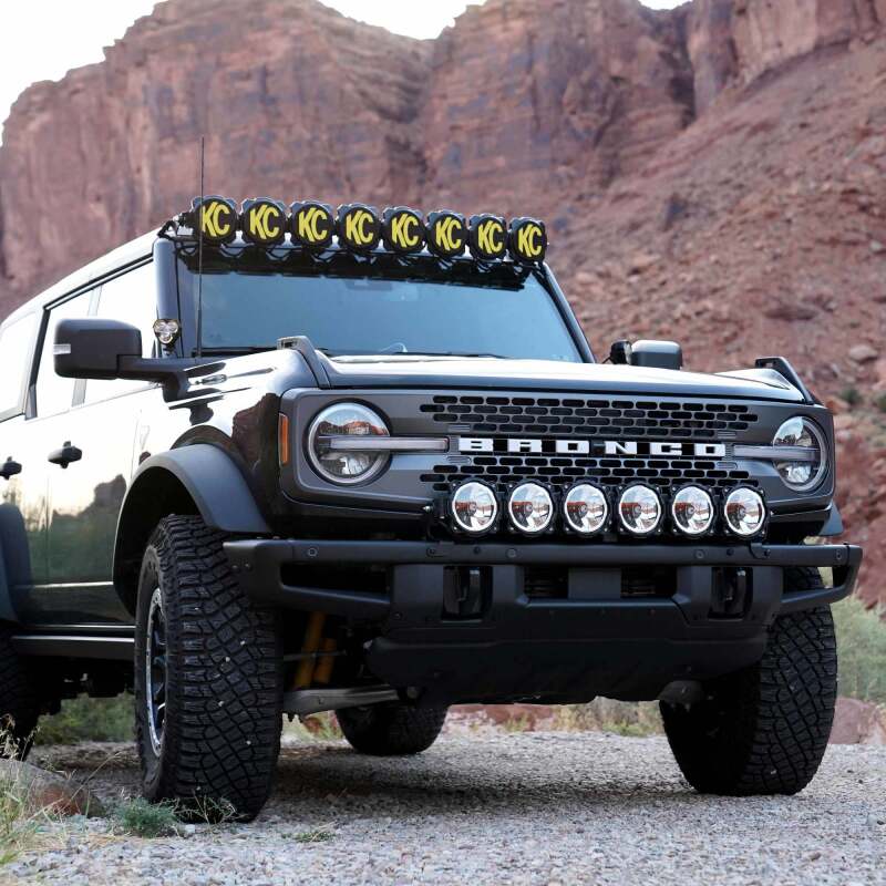 KC HiLiTES 91341 21+ Ford Bronco 39in. Gravity LED Pro6 Light Bar Kit Front Bumper