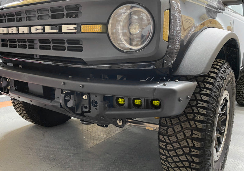 ORACLE Lighting 5890-006 21-22 Ford Bronco Triple LED Fog Light Kit for Steel Bumper - Yellow