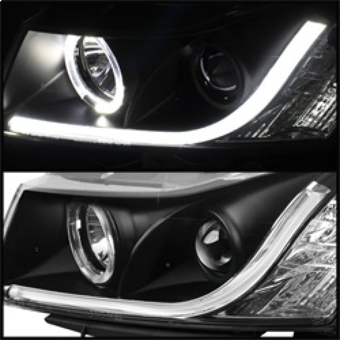 SPYDER 5074164 Spyder Chevy Cruze 11-14 Projector Headlights Light Tube DRL Blk PRO-YD-CCRZ11-LTDRL-BK