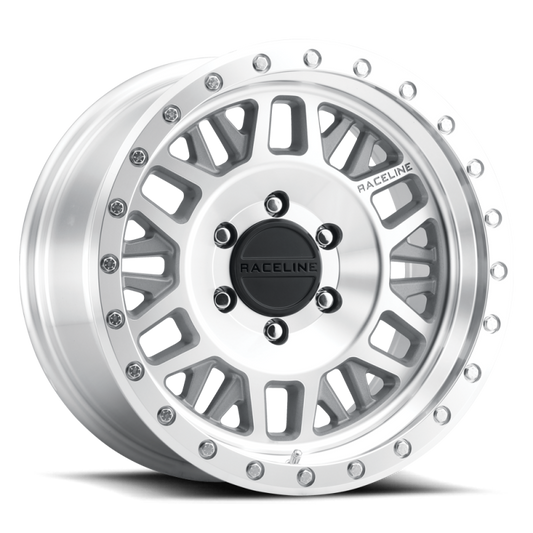 Raceline 951MC-79060-12 951MC Ryno 17x9in / 6x139.7 BP / -12mm Offset / 106.1mm Bore - Machined Wheel