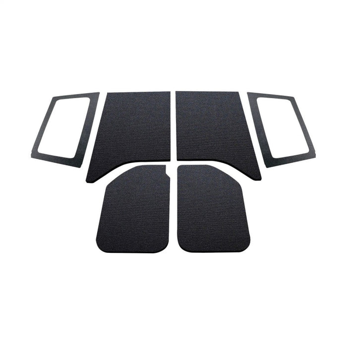 DEI 50285 11-18 Jeep Wrangler JK 2-Door Boom Mat Complete Headliner Kit - 6 Piece - Black