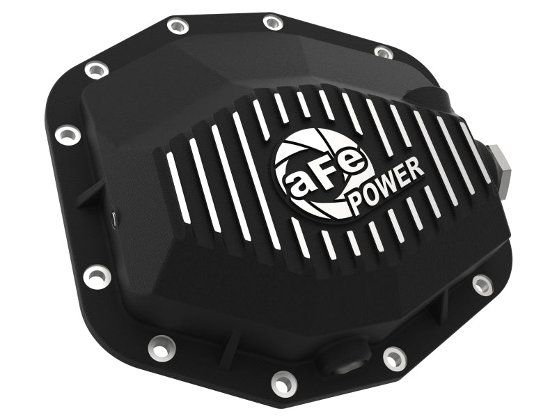 aFe 46-71280B POWER 21-22 RAM 1500 TRX Hemi V8 6.2L (sc) PRO Series Rear Differential Cover Black w/ Machined