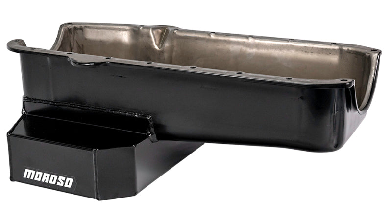 Moroso MOR21316 SBC C/T Oil Pan - 7qt. LH Dipstick