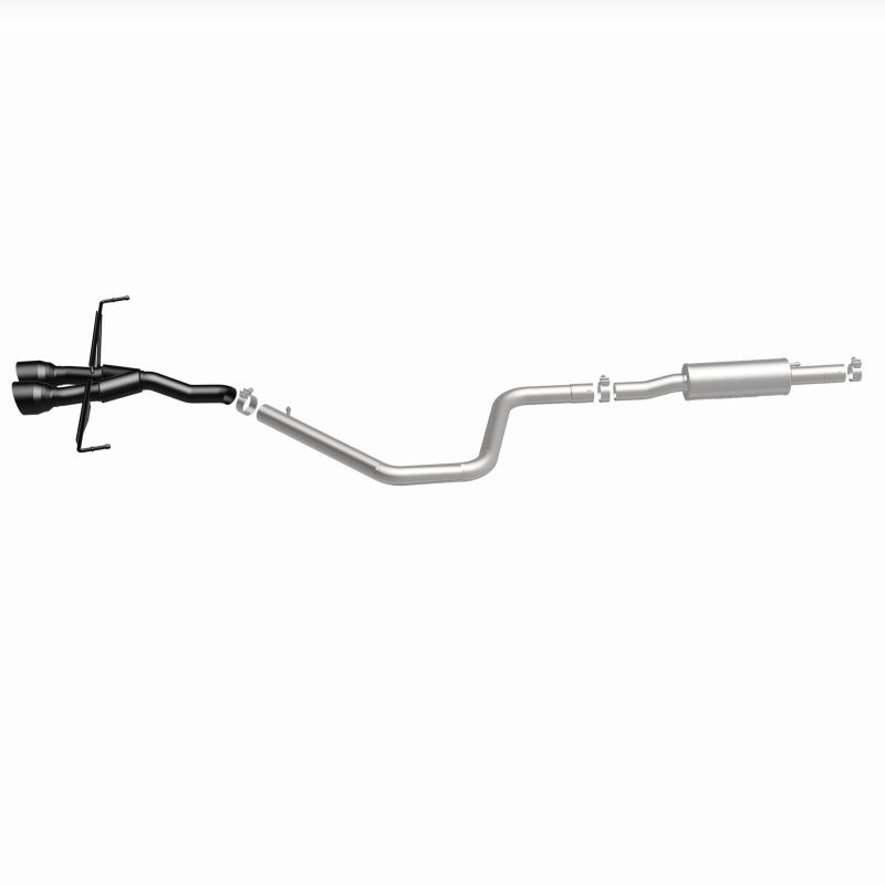 Magnaflow 19455 MagnaFlow 2019 Hyundai Veloster 1.6L 2.5in Center Exit Stainless Steel Cat-Back Exhaust w/Blk Tips