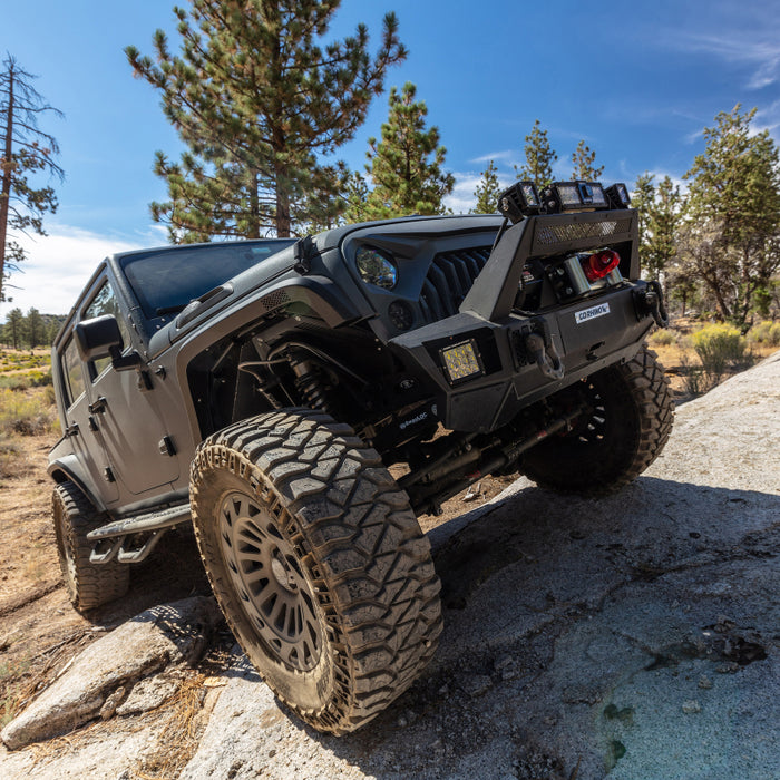 Go Rhino 230111T 07-20 Jeep Wrangler JL/JLU/JK/JKU/Gladiator JT Trailline Front Stubby Bumper