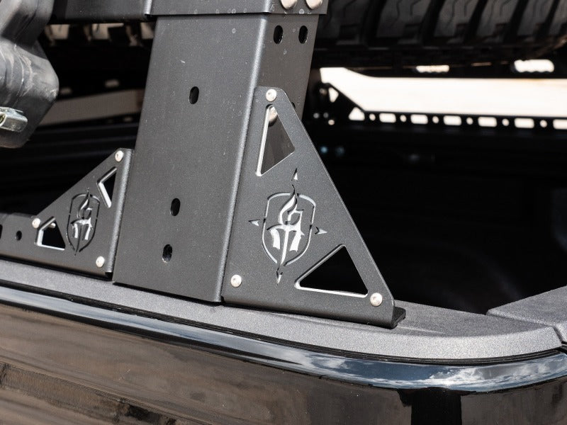 Road Armor 500BRS-BRKTKIT 05-19 Toyota Tacoma TRECK Drill-Less Rack Base Mounting Bracket Kit - Tex Blk