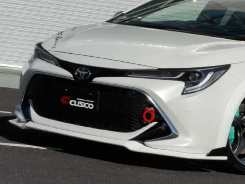 Cusco 1A9 820 F 19+ Toyota Corolla Hatchback Front Lip Spoiler (Primer/Unpainted)