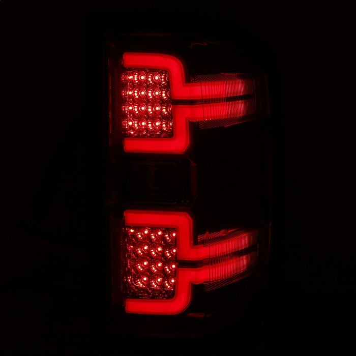 ANZO 311292 2014-2018 Chevy Silverado 1500 LED Taillights Red/Clear