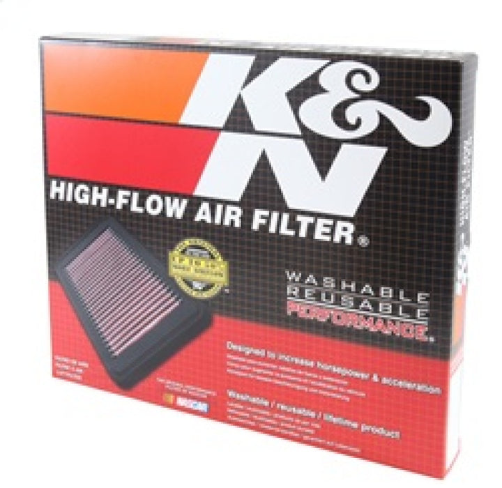 K&N Engineering 33-5085 K&N 17-18 Alpha Romeo Giulia 2.9L V6 F/I Replacement Panel Air Filter