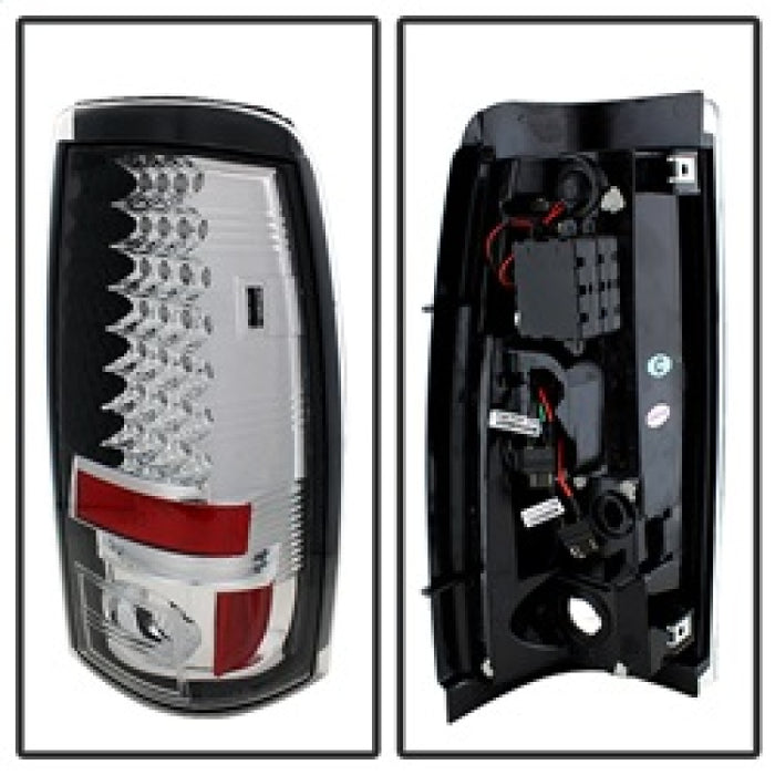 SPYDER 5001733 Spyder Chevy Silverado 1500/2500 03-06 (Does Not Fit Stepside)LED Tail Lights Chrm ALT-YD-CS03-LED-C