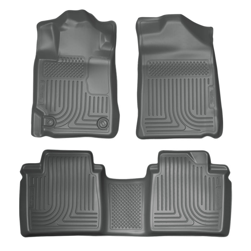 Husky Liners 98512 07-11 Toyota Camry (All) WeatherBeater Combo Gray Floor Liners (One Piece for 2nd Row)