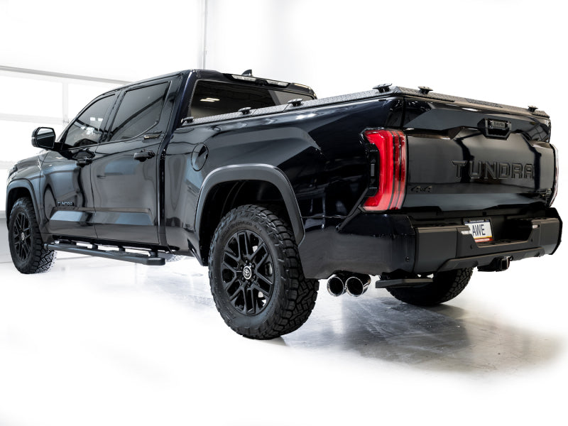 AWE Tuning 3015-32063 AWE 0FG Exhaust for 3rd Gen Toyota Tundra - Dual Chrome Silver Tips