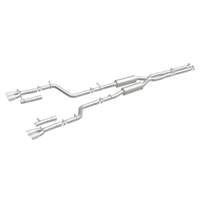 Magnaflow 19217 MagnaFlow Cat-Back, SS, 2.5in, Quad Split Rear 3.5in Tip 2015 Dodge Challenger 3.6L V6