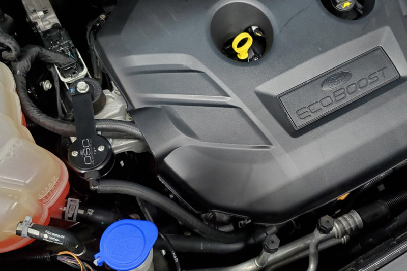 J&L 3032P-B 13-19 Ford Fusion 2.0L EcoBoost Passenger Side Oil Separator 3.0 - Black Anodized