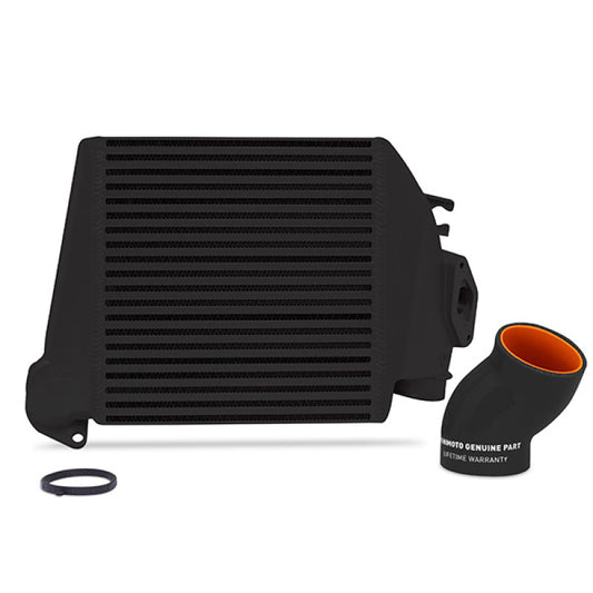 Mishimoto MMTMIC-WRX-08BKBK 08-14 Subaru WRX Top-Mount Intercooler Kit - Powder Coated Black & Black Hoses